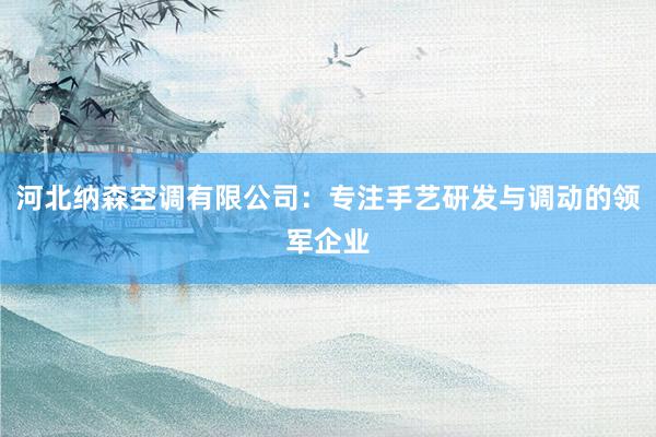 河北纳森空调有限公司：专注手艺研发与调动的领军企业